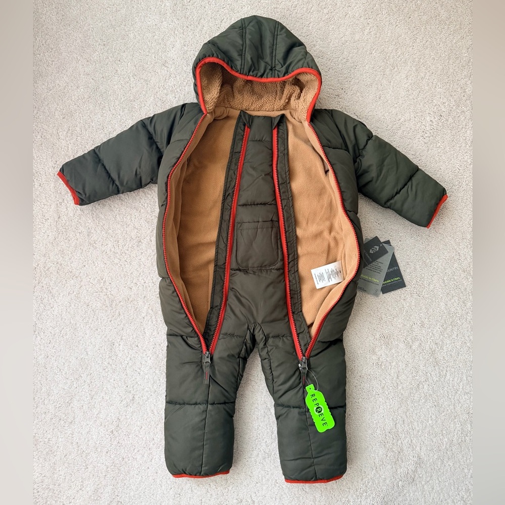 Free Country Green Puffer Snowsuit - Picture 10 of 16